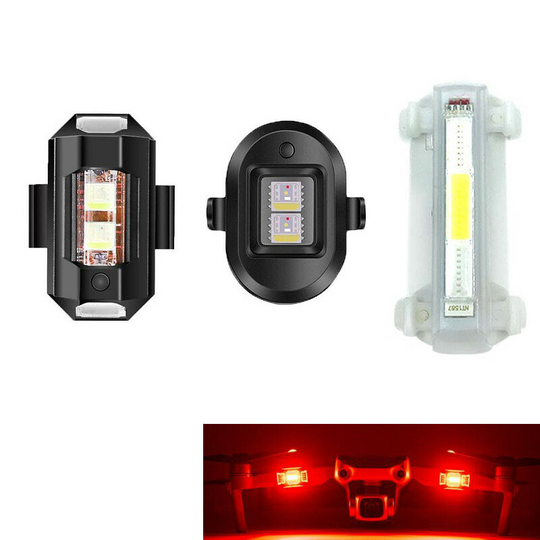 FSum Universal Night Flying LED Flash Ljus Uppladdningsbar varningssignallampa AntiCollision Strobe Blinker för DJI Mini