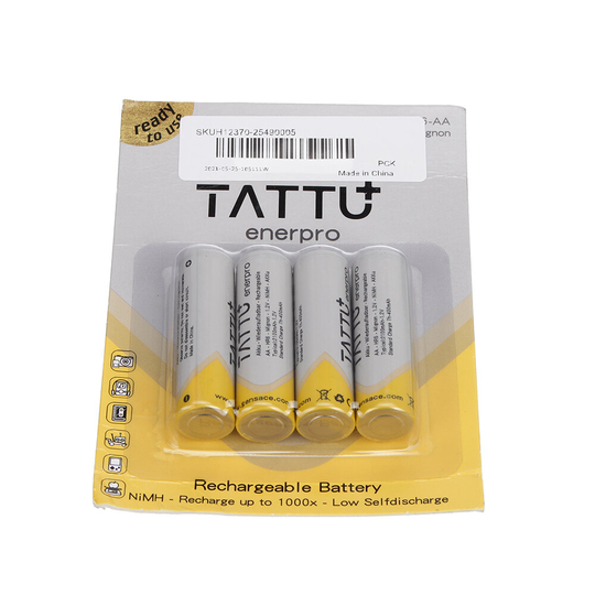4st TATTU 1.2V 2100mAh AA NIMH uppladdningsbart batteri för RC Drone