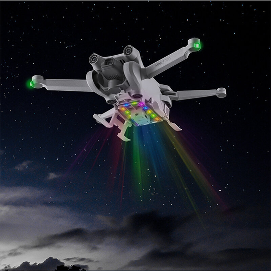 STARTRC LED Night Flight Heighten Vikbar landningsställ med Flash ljus för DJI Mini 3 PRO RC Drone