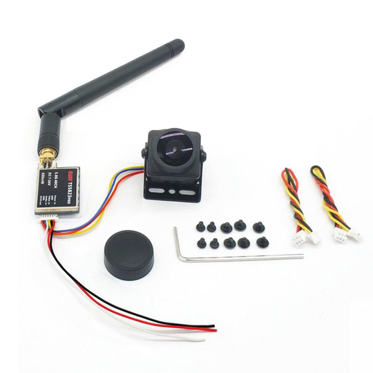 Uppgraderad EWRF TS5823Pro 5,8 GHz 40CH 600 mW FPV-sändare VTX med CMOS 1200TVL-kamera för RC Drone