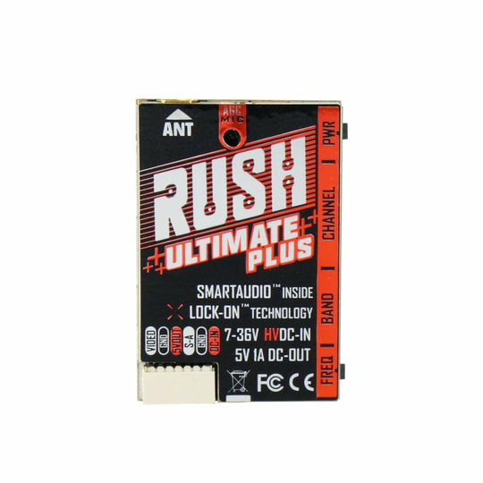 RUSH TANK PLUS 5,8 GHz 48CH Smart Audio 0/25/200/500 / 800mW omkopplingsbar FPV-sändare VTX Inbyggd AGC Mic för RC Drone