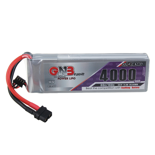 Gaoneng GNB 11.1V 4000mAh 80C 3S Lipo Batteri XT60 / XT90 / T Deans / EC5 Plug för RC Drone