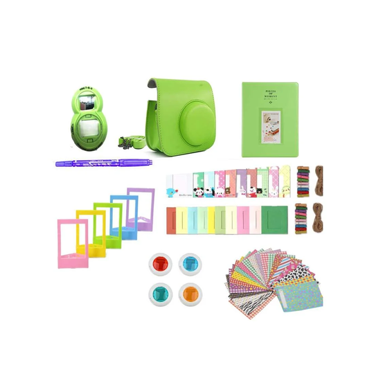 Tarvikesetti Fujifilm Instax Minille 8 / 9 - Lime Green