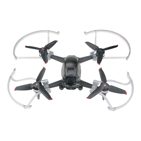 4 st propellerskyddande anti-kollisionsringskydd för DJI FPV Drone