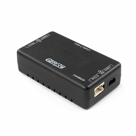 GEPRC GEP-C1 Laddare 1S Li HV Batteriladdare Support Type-C Ingång till GNB27 PH2.0 Plugg för RC Whoop FPV Drönarbatteri