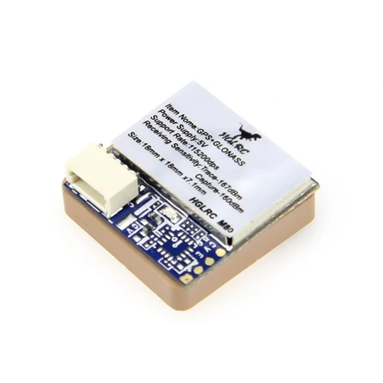 HGLRC M80 GPS Modul för FPV Racing Drone kompatibel med GLONASS / GALILEO / QZSS / SBAS / BDS