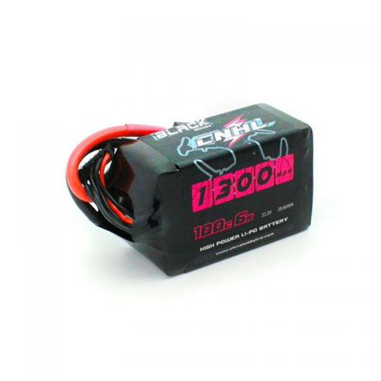 CNHL Black Series 1300mah 22,2V 6S 100C Lipo Batteri XT60 Plug för RC Drone FPV Racing