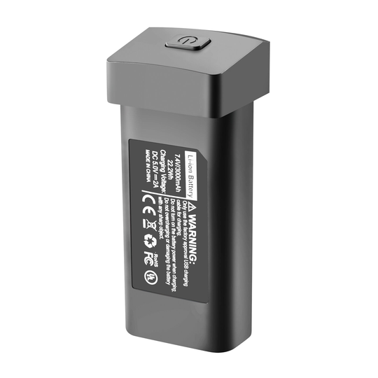 YLR/C S135 GPS WiFi FPV RC Drone Quadcopter Reservdelar 7,4V 3000mAh 22,2Wh Lipo-batteri