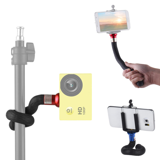 Bakeey xible stativ Monopod Telefon Kamera Selfie Stick för iPhone X 8 7s plus för GoPro Hero 6/5/4/3+