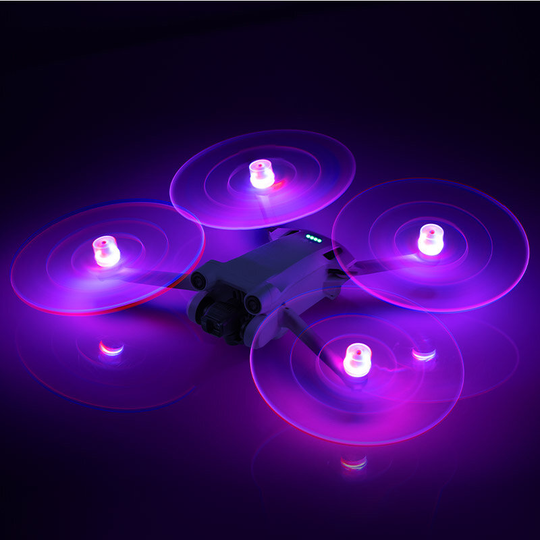 STARTRC LED Flash Lätt propeller Glödande Ring Nattflyg Colorful Bladrekvisita Laddningsbar för DJI Mini 3 PRO RC Drone