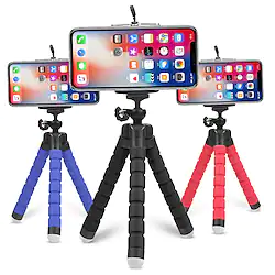 Phone Holder Mount Desk / Outdoor Mount Stand Holder Tripod Adjustable Stand 360° Rotation Adjustable 360°Rotation Stand Silicone / ABS Lightinthebox