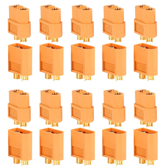10Pairs / 20st XT60 Plug Male Female Bullet Connectors För RC Drone Multirotor FPV Racing Batteri