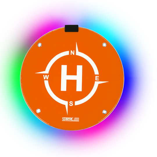 STARTRC 55cm LED Flash Ljus Colorful Vattentätt hopfällbart parkeringsförkläde Landningsplatta för DJI Avata / Mini 3 PR