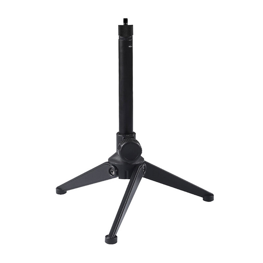 PULUZ PU408 22cm Desktopjusterbar stativ stativ Selfie Stick LED Ring Ljusmonteringshållare för Live Broadcast