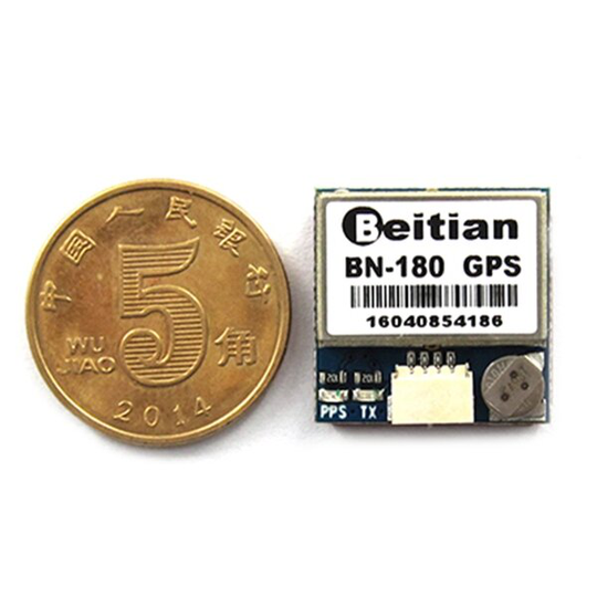 Beitian minsta Mini Dual GLONASS + GPS BN-180 Mikrofon GPS-antennmodul UART TTL För CC3D F3 RC Drone Flygplan