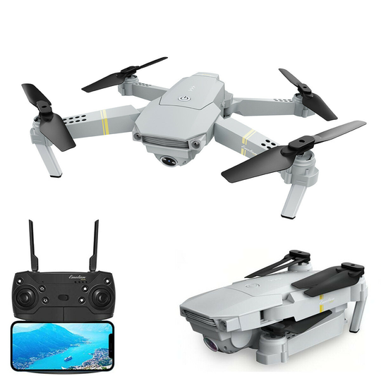 Eachine E58 PRO WIFI FPV Med 120 ° FOV 1080P HD Kamerainställningsvinkel Höghållningsläge Fällbar RC Drone Quadcopter RT