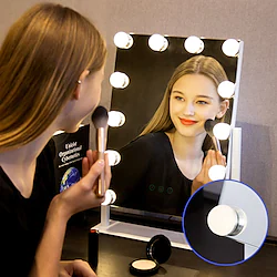 LED USB Makeup Mirror Light Bulb Vanity Lights Dimmable Wall Lamp 10 Bulbs Kit for Dressing Table Lightinthebox