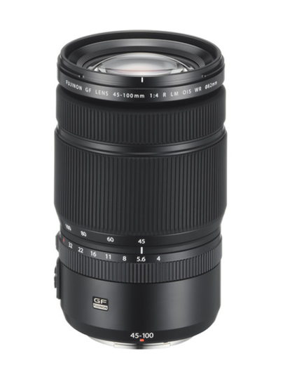 Fujifilm fujinon gf 45-100mm f/4 r lm ois wr -objektiivi