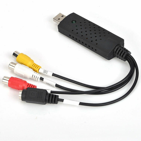 1080P Video Audio Capture Card USB 2.0 Video Adapter AV Signal Capture Cable för DVD Settop Box Camera Videokamera