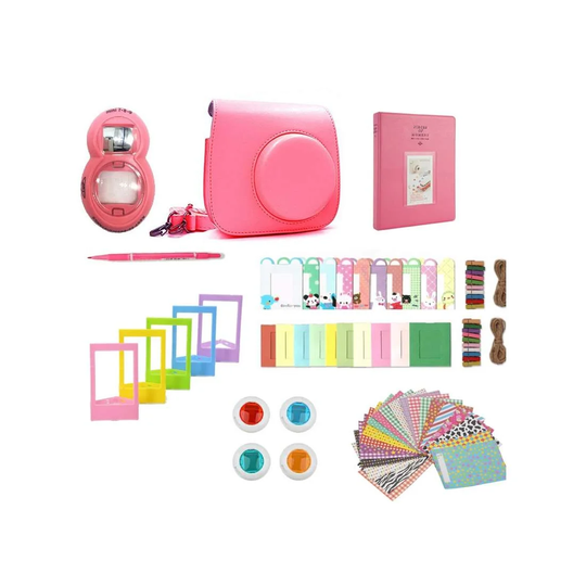 Tarvikesetti Fujifilm Instax Minille 8 / 9 - Flamingo Pink