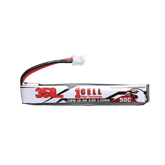 CODDAR 3.8V 350mAh 50C 1S HV Lipo Batteri PH2.0 Plug för Tiny Whoop Micro FPV Racing Drone