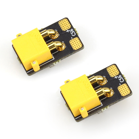 2X Racerstar CS6 100A XT30 2-6S Strömgivare med AMASS plugg 10 cm lång 18AWG för Whoop FPV Racing Drone